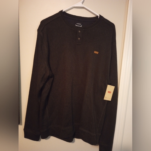 Levi's men's two button heavyweight pullover NWT - Picture 2 of 7